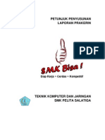 Cover Petunjuk Penyusunan Laporan