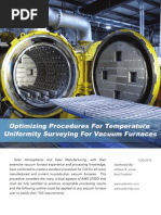 Temperature Uniformity Surveying For Vacuum Furnaces Optimizing Procedure For