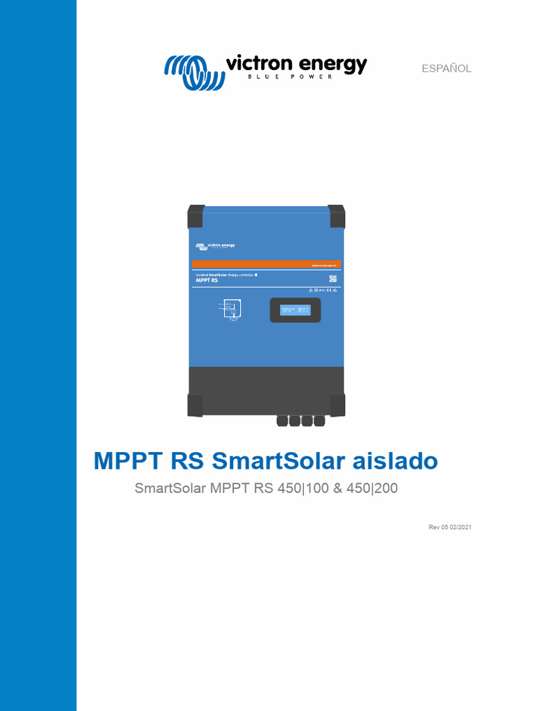 Manual Victron Smartsolar Rs | PDF | Android (sistema operativo ...