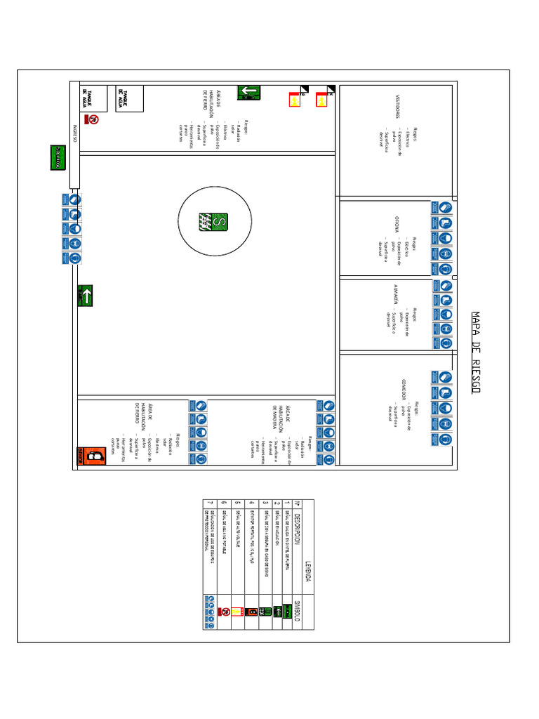Mapa de Riesgos en la Oficina y Almacén | PDF