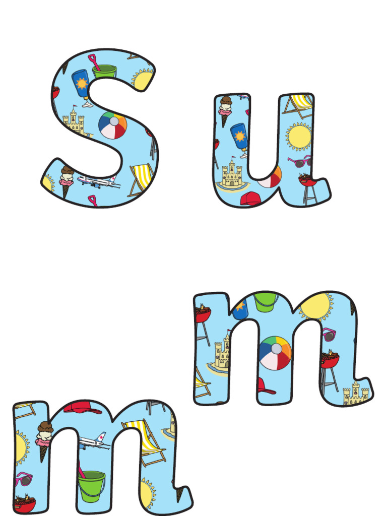 T M 4204 Summer Display Lettering | PDF