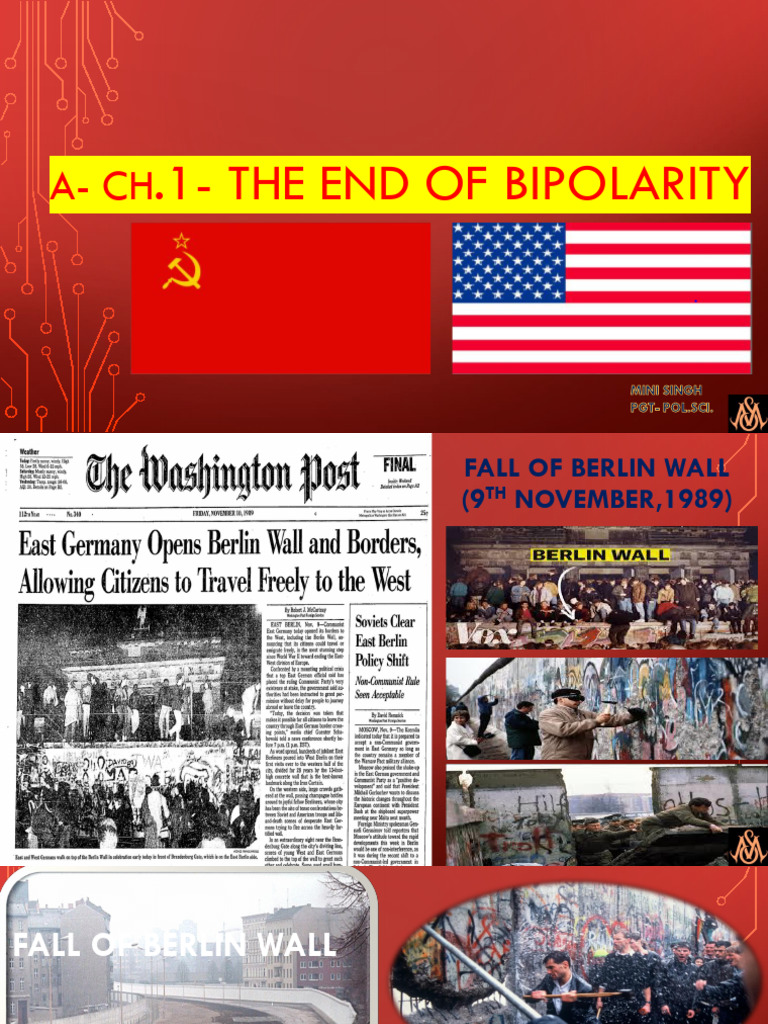 Ch. 1 The End of Bipolarity (2024-25) | PDF | Arab Spring | Soviet Union