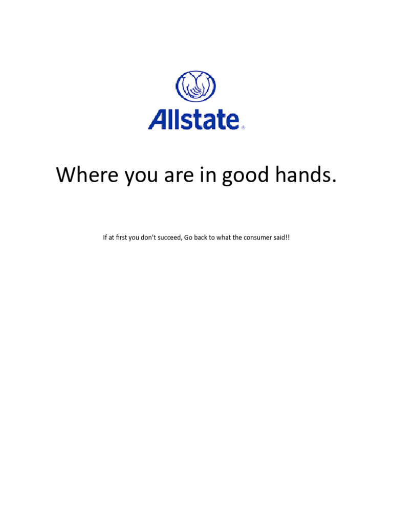 Allstate Insurance Operations Improvement | PDF | Insurance | Indemnity