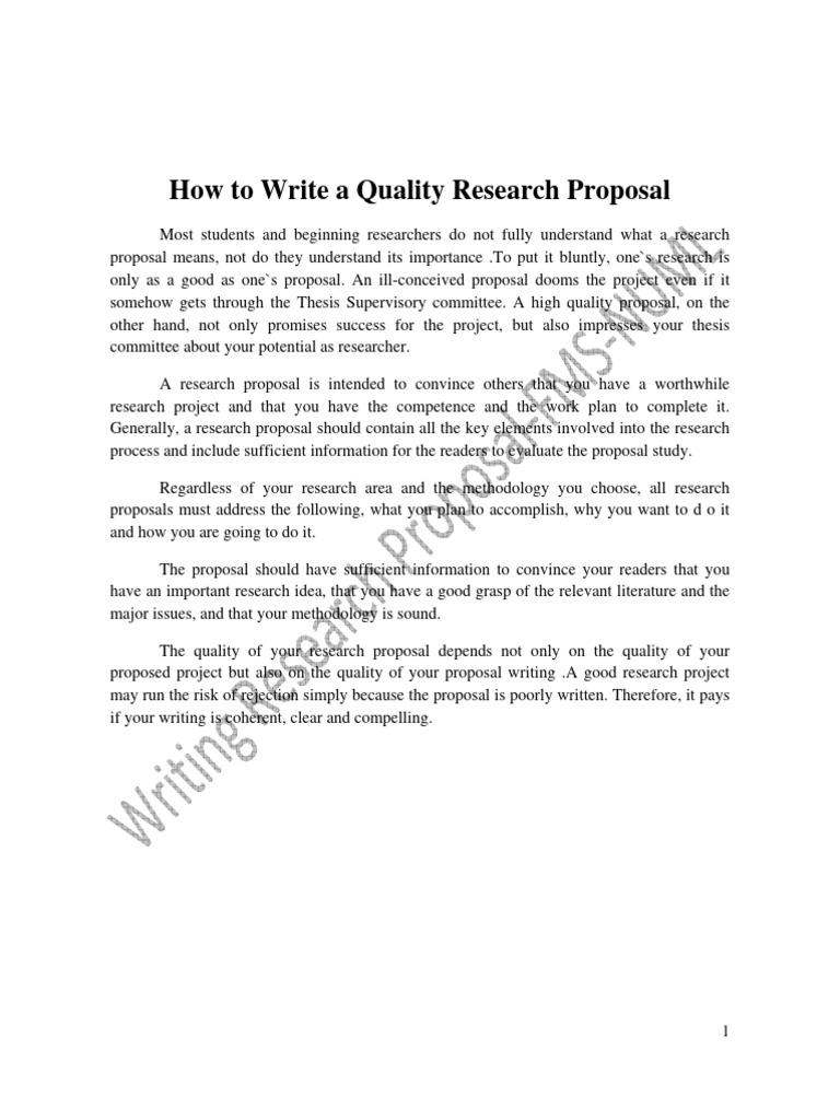 HOW TO MAKE A RESEARCH PROPOSAL PDF visual data 3