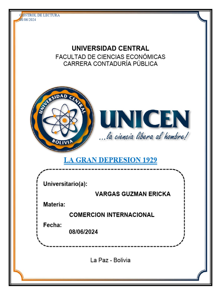 La Gran Depresion 1929 Pdf Gran Depresion Deflación