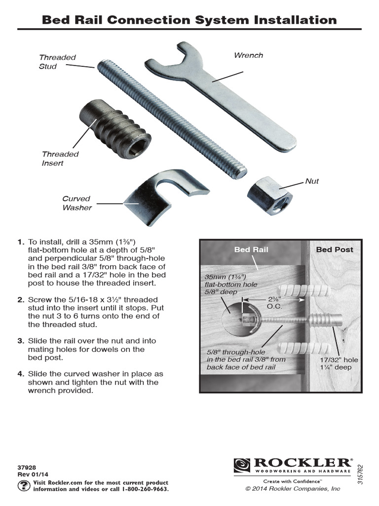 Bed Rail Connection System Guide | PDF