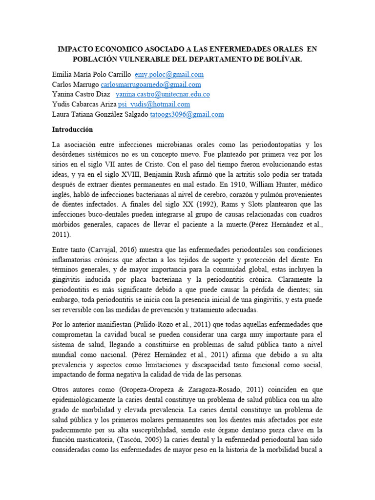 ENFERMEDADES PERIODONTALES | PDF | Boca | Ciencias de la Salud