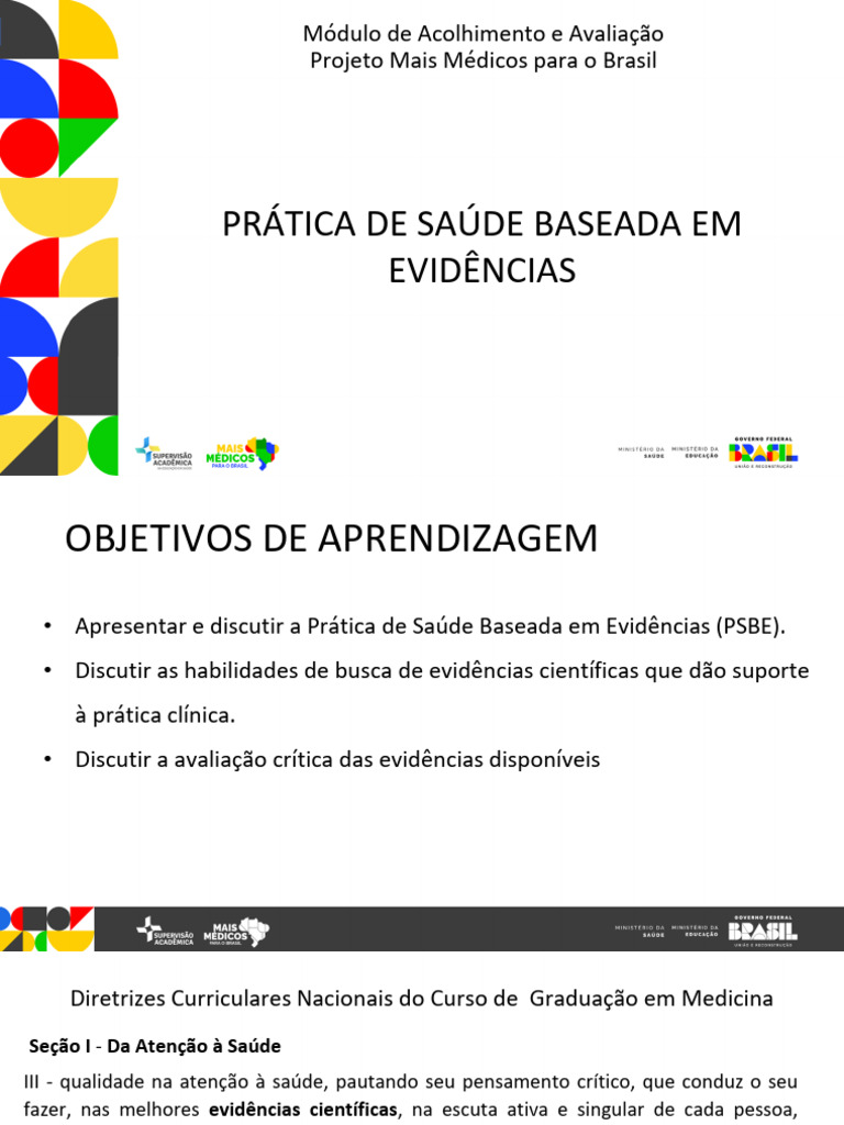 Prática de Saúde Baseada em Evidências | PDF | Medicina com base em ...