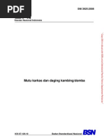 Download Sni 39252008 Karkas Kambing Domba by Uya Jantan Burhanuddin SN74234209 doc pdf