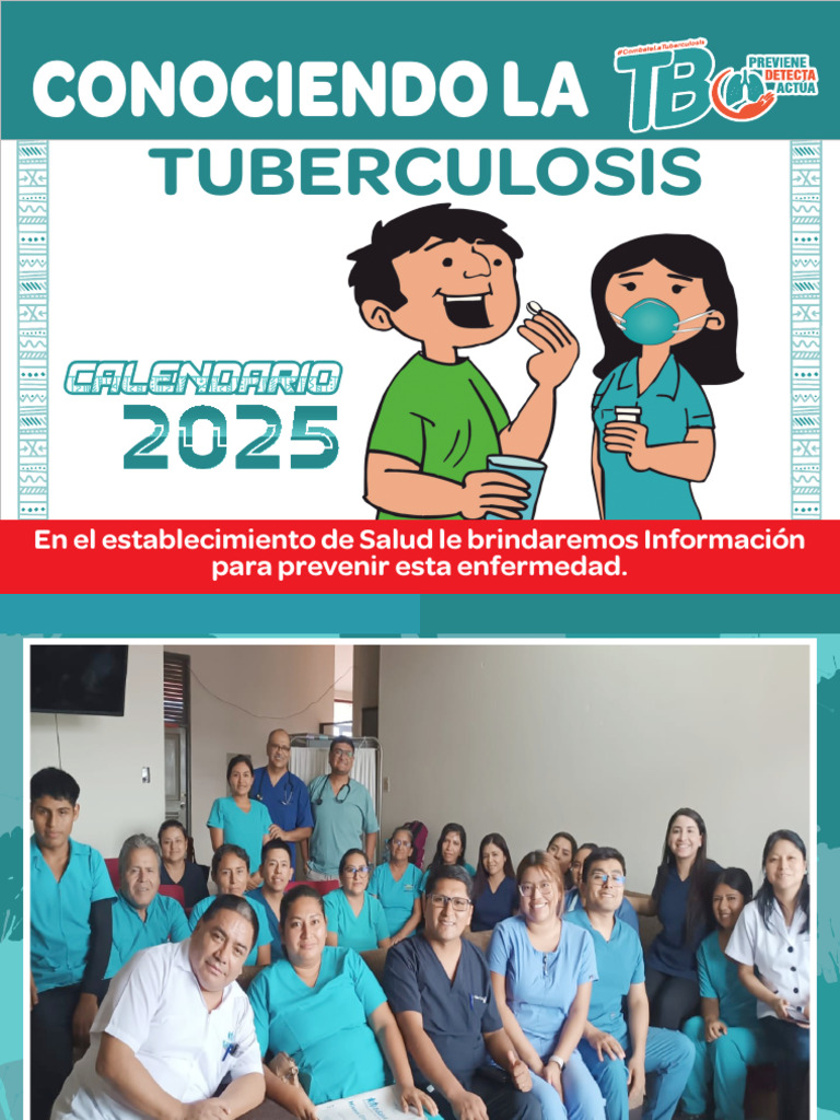 Calendario Rotafolio Tuberculosis 2025 PDF Tuberculosis Epidemiología