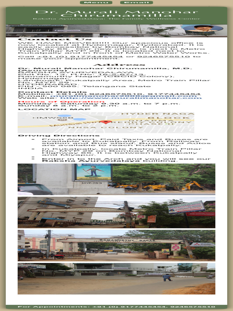 Chirumamilla Ayurveda | PDF | Business | Art