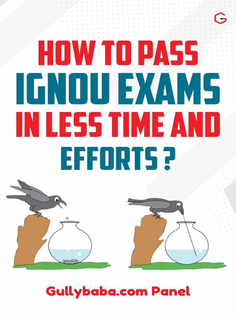 How To Pass IGNOU Exams in Less Time and Efforts | PDF | Learning ...