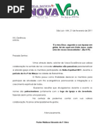 Oficio de Solicitacao ginasio