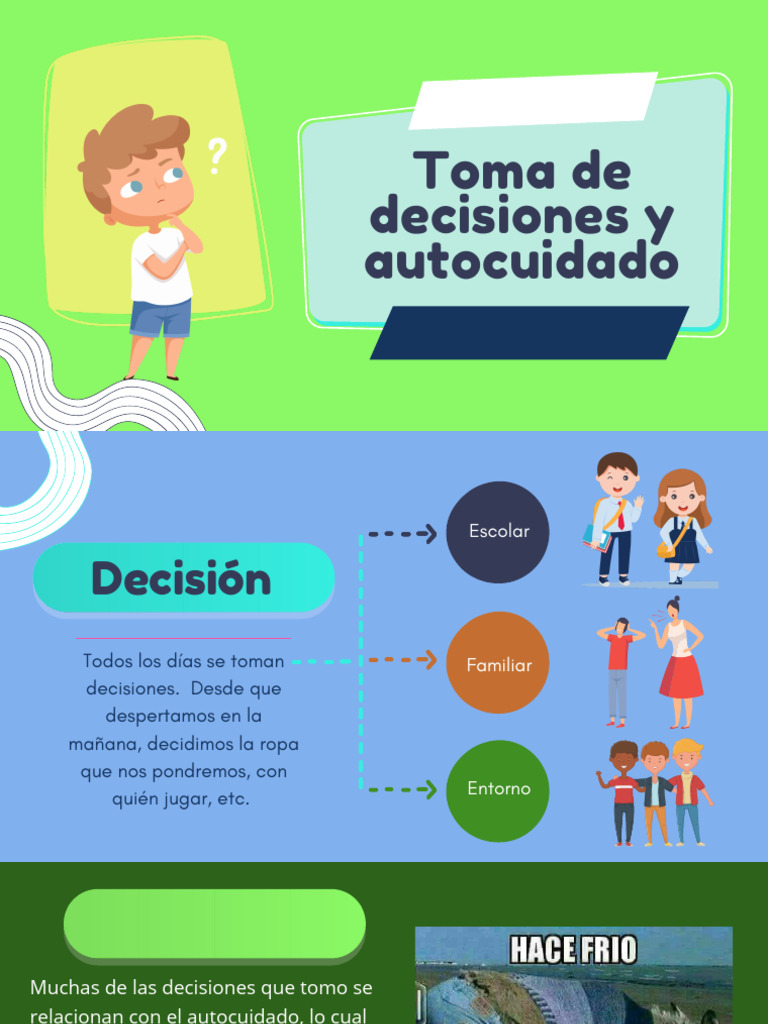Toma de Decisiones y Autocuidado | PDF | Toma de decisiones | Cognición
