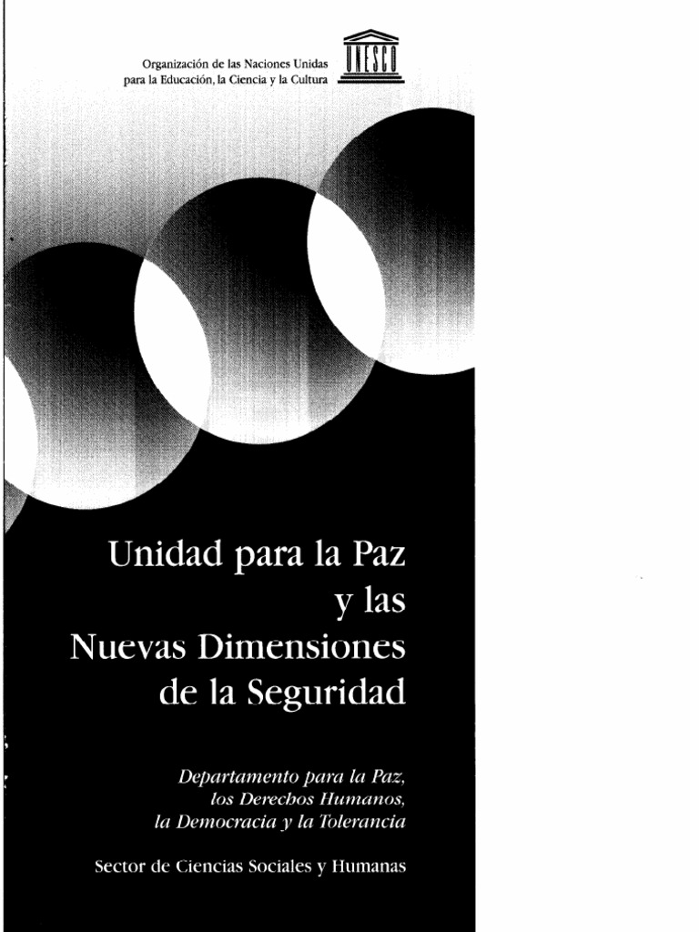 Cultura de Paz y Seguridad UNESCO | PDF | Valores | Paz