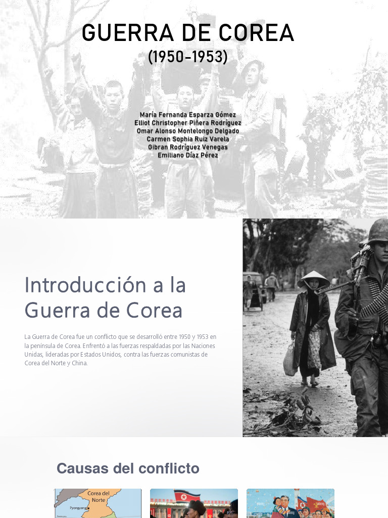 Introduccion A La Guerra de Corea | PDF | guerra coreana | Corea del Norte