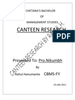 A Research On Canteen