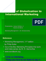 Impact of Globalization To International Marketing