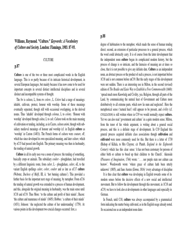 Evolution of the Concept of Culture | PDF | Civilization | English Language