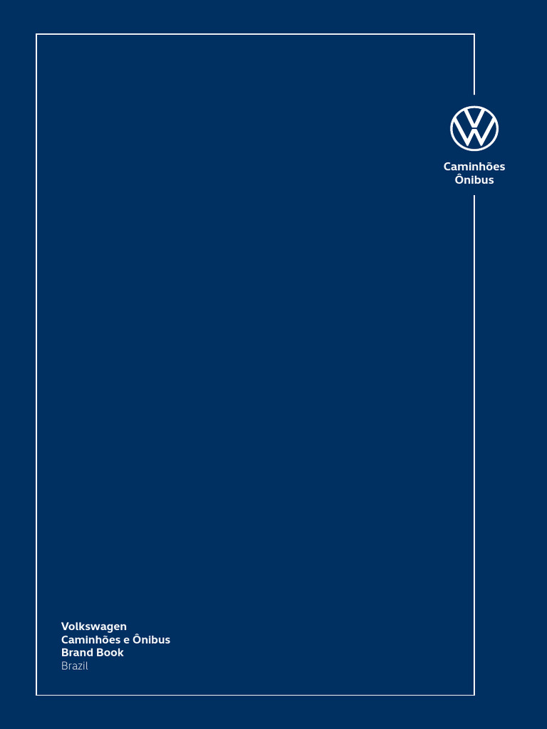 Volkswagen Caminh es E nibus Brand Guide PDF Logos Brand