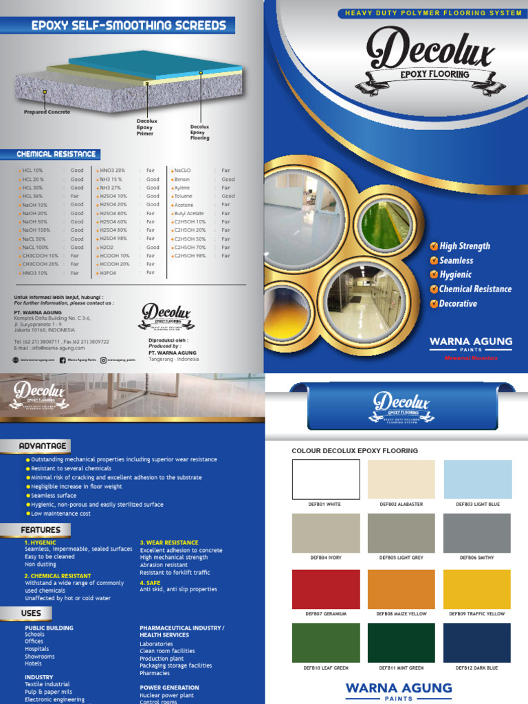 Heavy Duty Epoxy Flooring Solutions | PDF | Materials | Secondary ...
