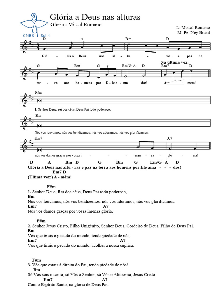 Glória a Deus nas Alturas | PDF | Crença e doutrina religiosa ...