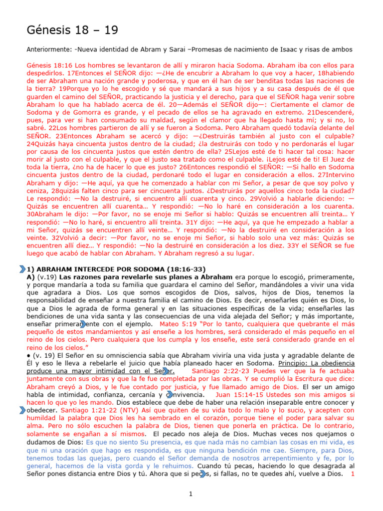 Abraham Intercede por Sodoma | PDF | Cristo (título) | Pecado