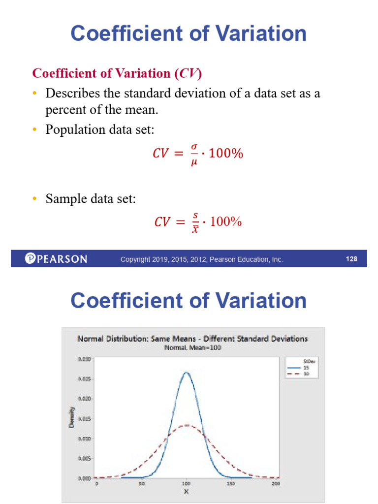 07 Descriptive Statistics06 | PDF | Coefficient Of Variation ...