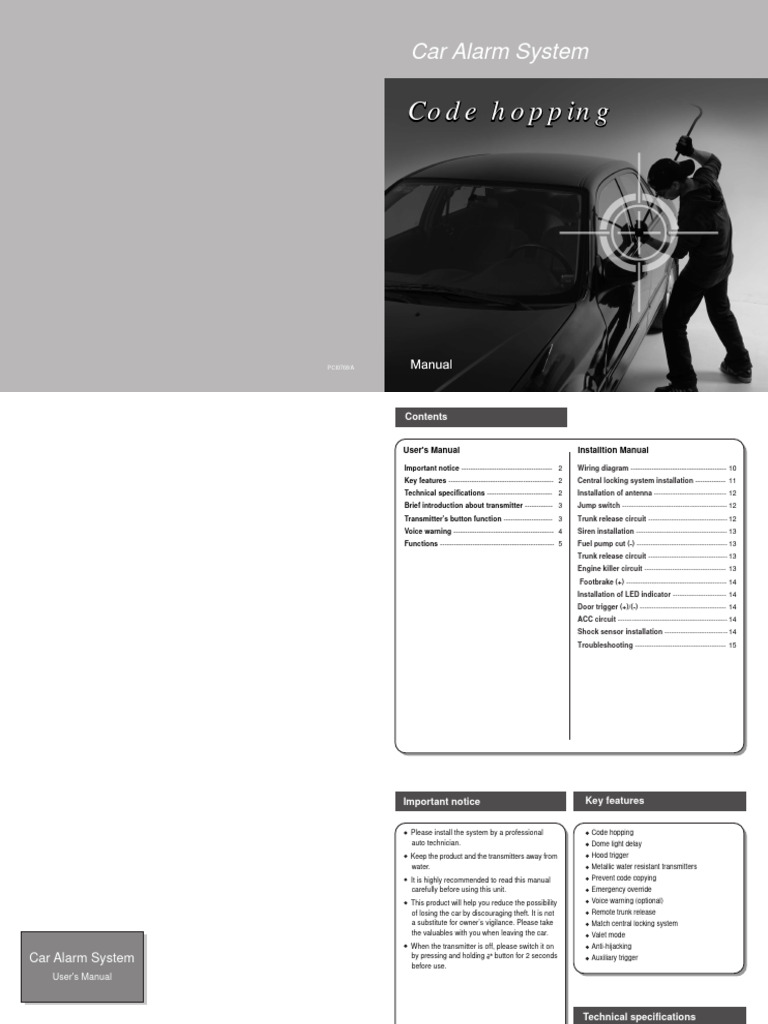 Steel Mate Security System User Manual Download Free Pdf