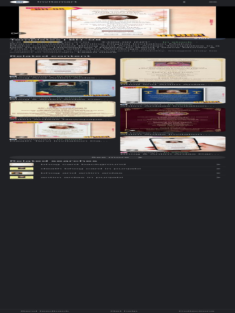 Bhog Template - Google Search | PDF | Marketing | Mass Media