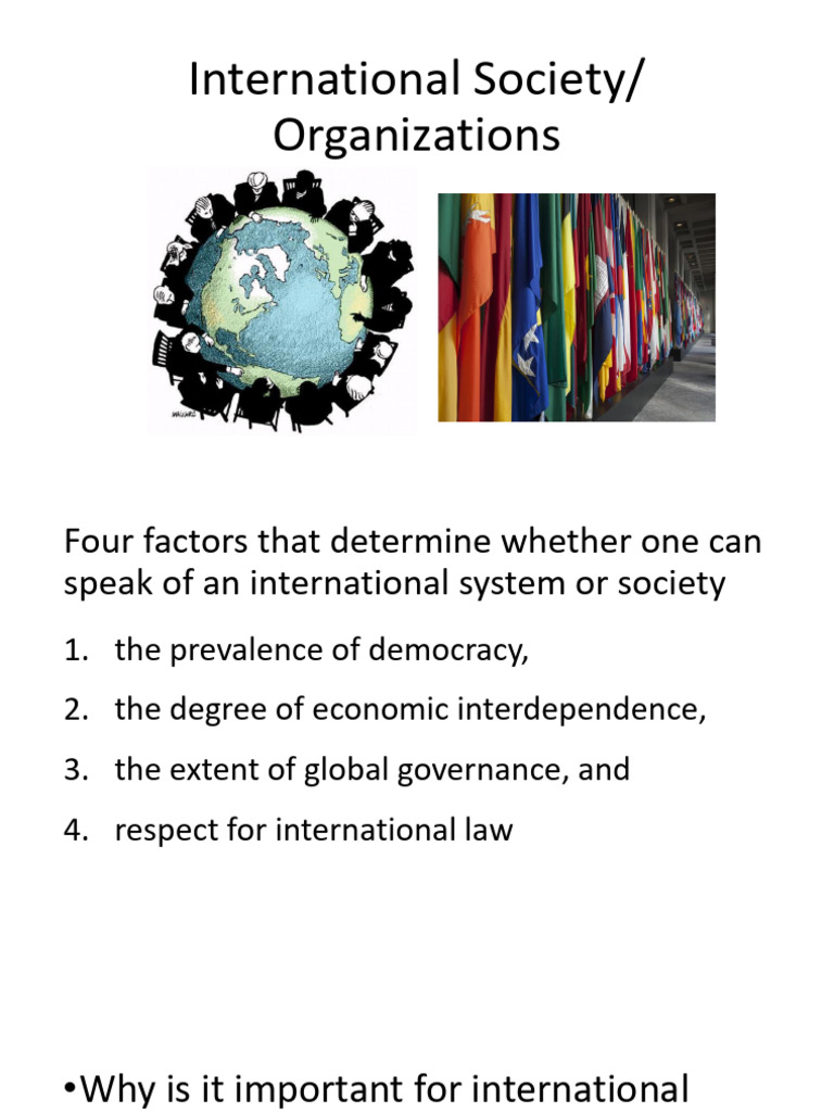 Factors Defining International Society | PDF | Democracy | Political ...