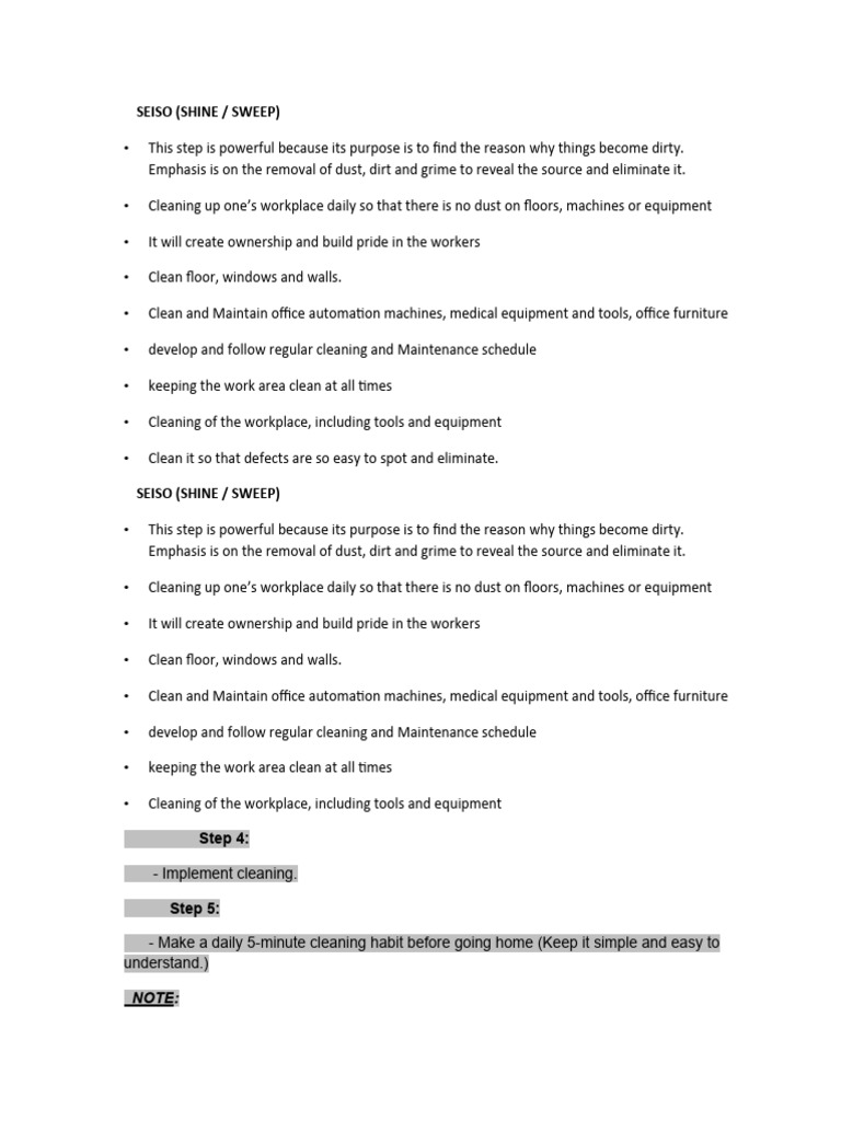 Step 4 | PDF | Housekeeping