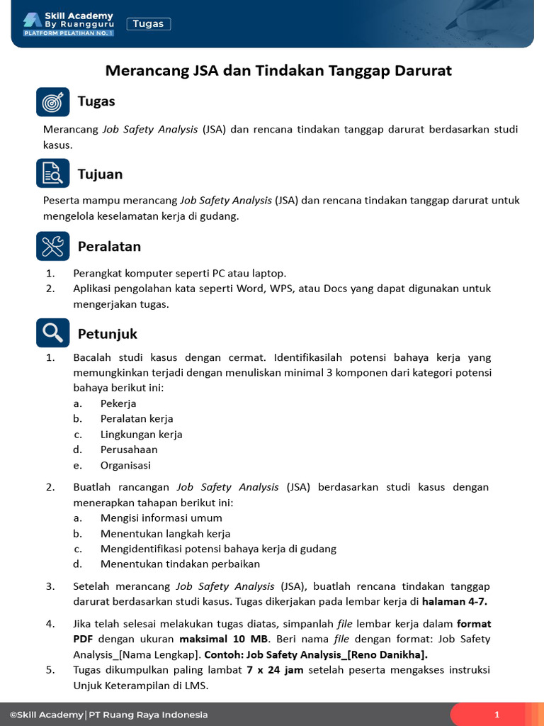 Job Safety Analysis Pdf