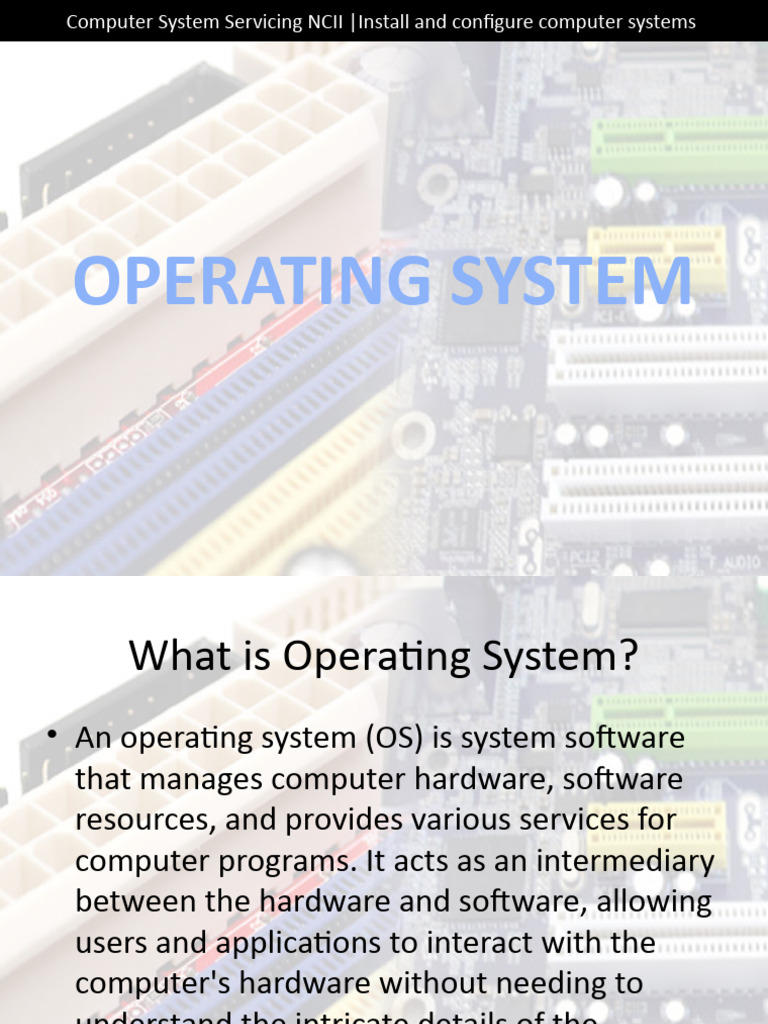 1_Operating System | PDF | Operating System | Microsoft Windows