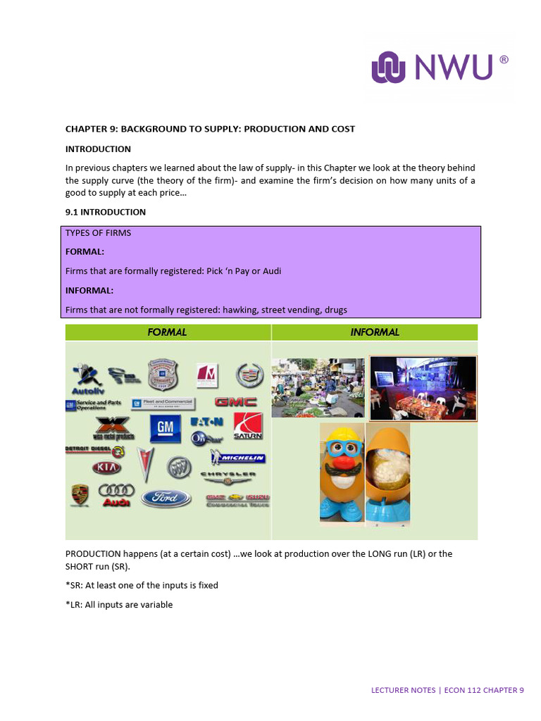 Chapter+9+Eng | Download Free PDF | Profit (Economics) | Opportunity Cost