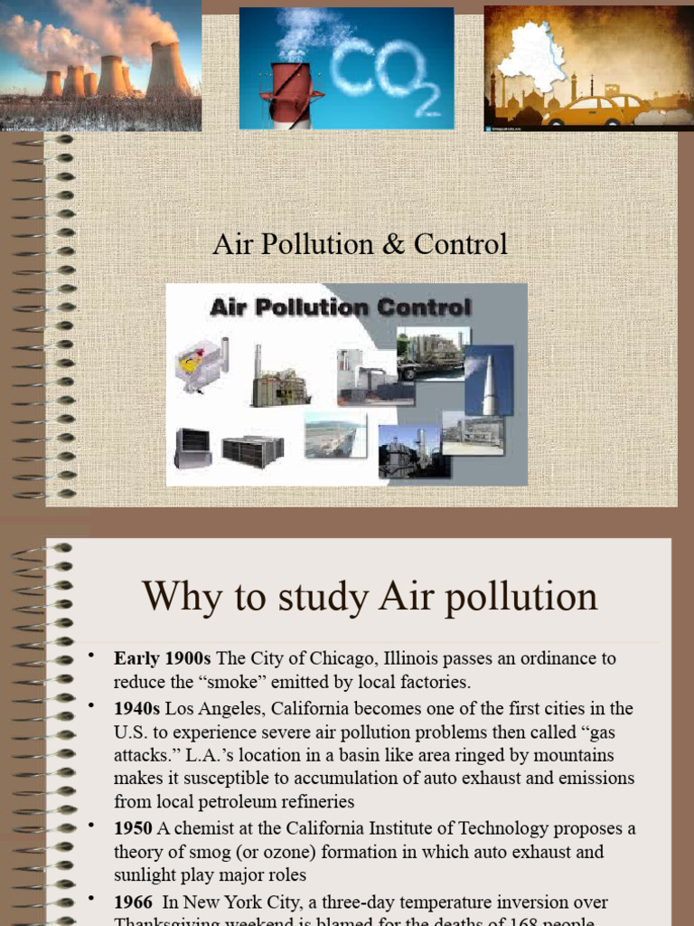 Air Pollution 1 Pdf Atmosphere Of Earth Combustion