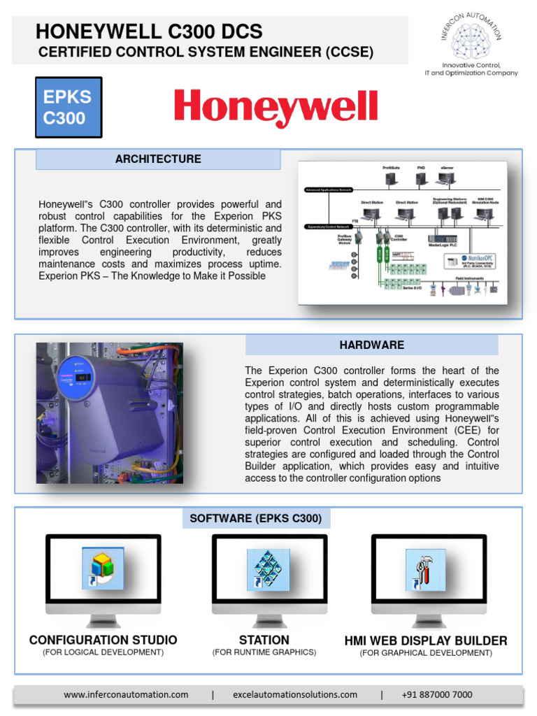 Honeywell C300 DCS Architecture Overview | PDF | User Interface | Computing