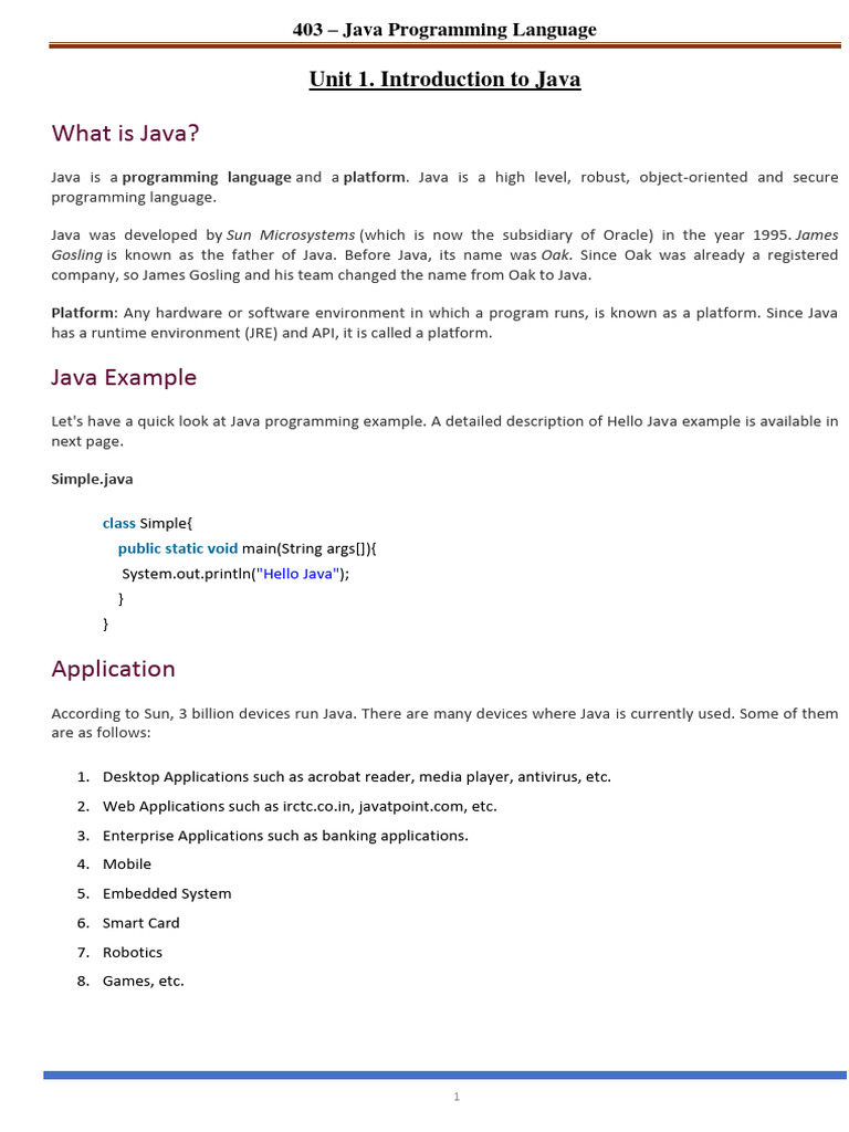 Java Material | PDF | Java (Programming Language) | C++