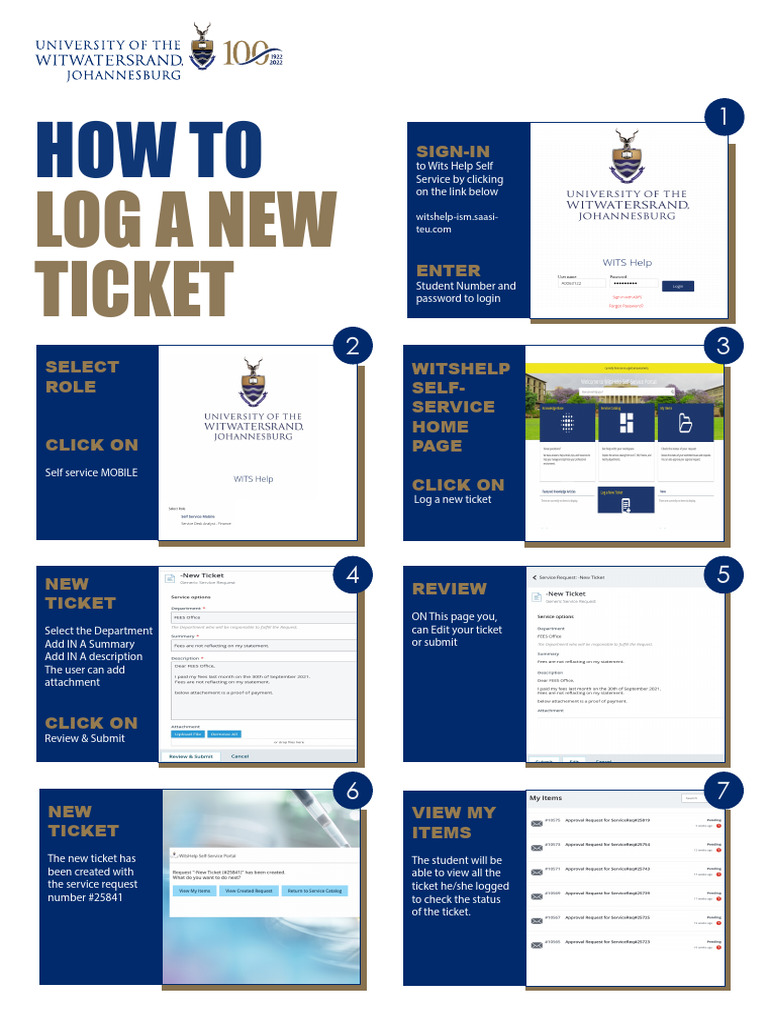 How To Log A New Ticket | PDF