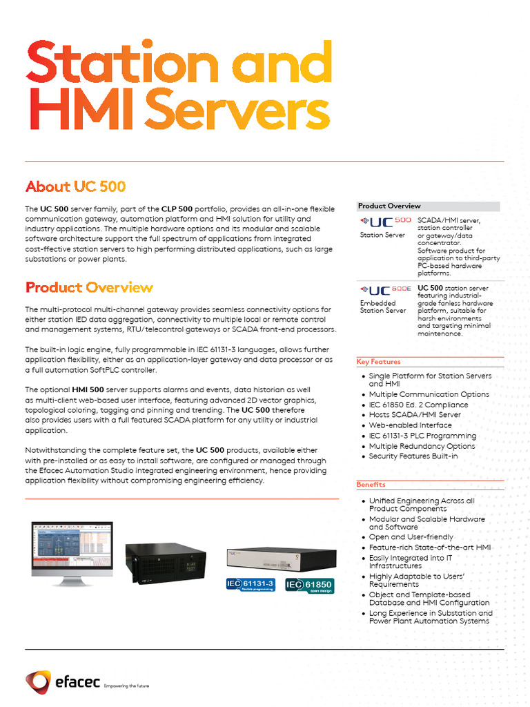 UC 500 HMI Station Server Overview | PDF | Scada | Operating System