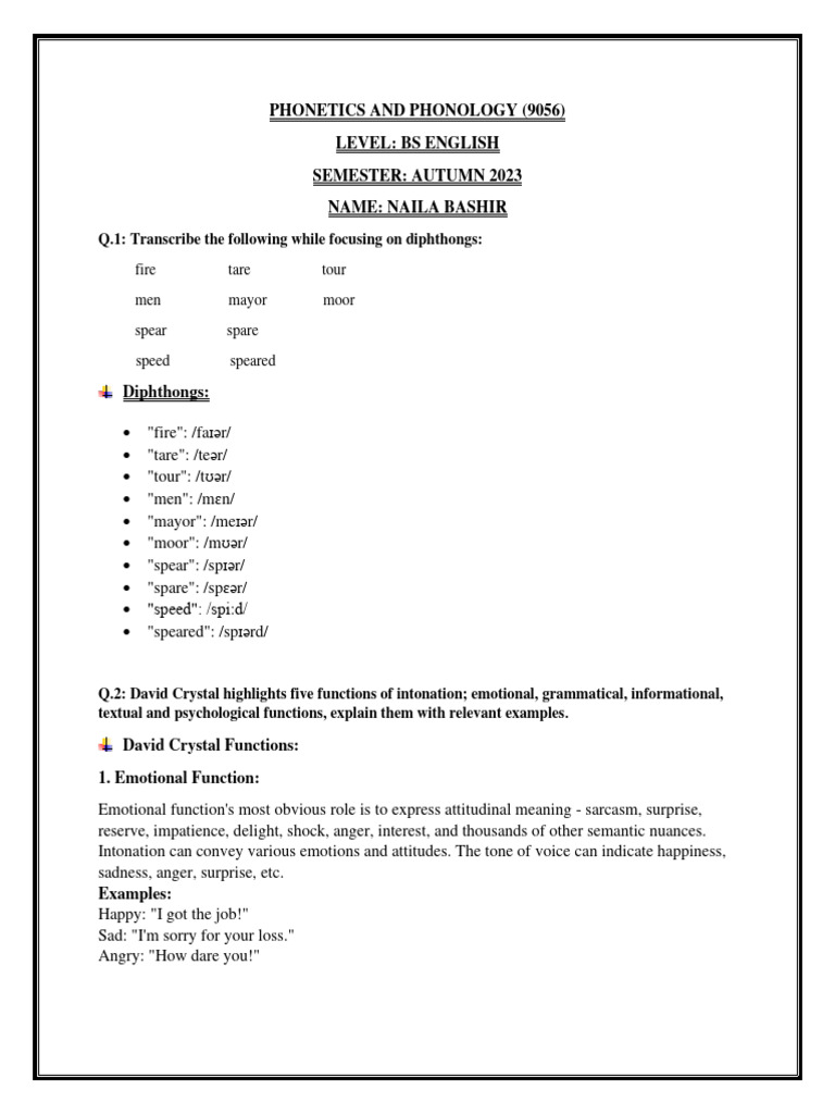 Phonetics and Phonology Overview 2023 | PDF | Larynx | Linguistics