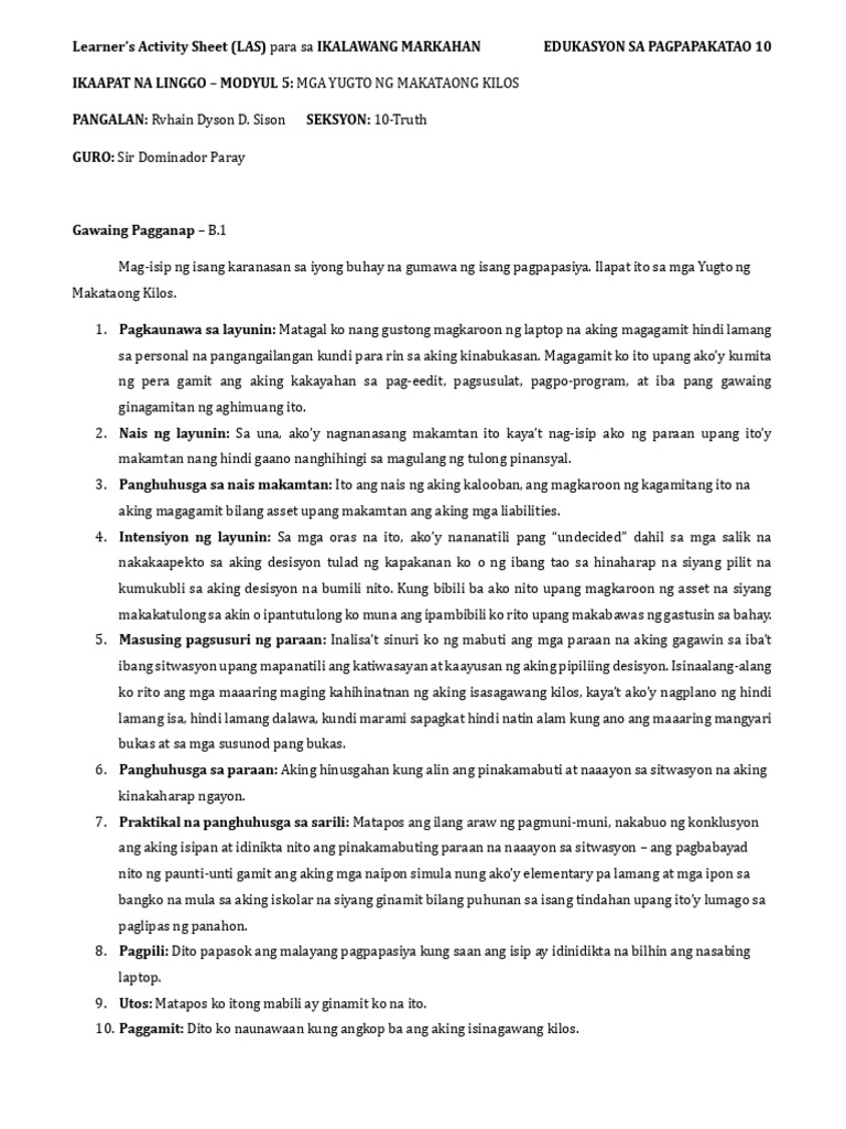 Esp Week 5 7 | PDF