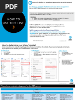 AT&T Approved Device Compatibility List | PDF | Smart Devices | Samsung ...