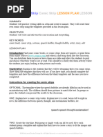 Year6 Comic Strip Template 6 Panels | PDF