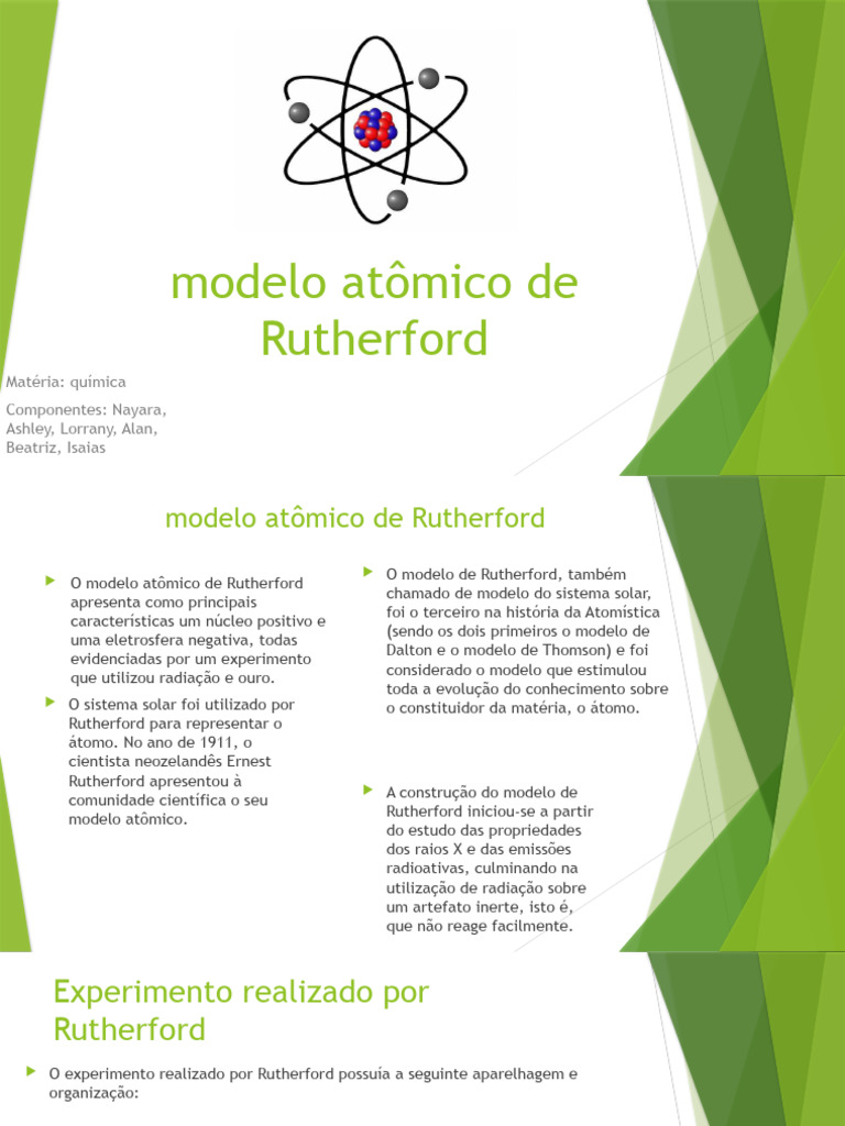 Modelo Atômico de Rutherford Explicado | PDF | Ciências Físicas | Física