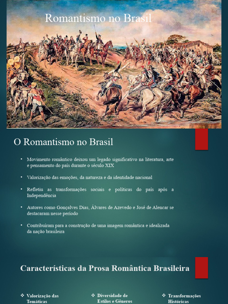 Prosa Romântica no Brasil: Legado e Características | PDF | Romantismo ...