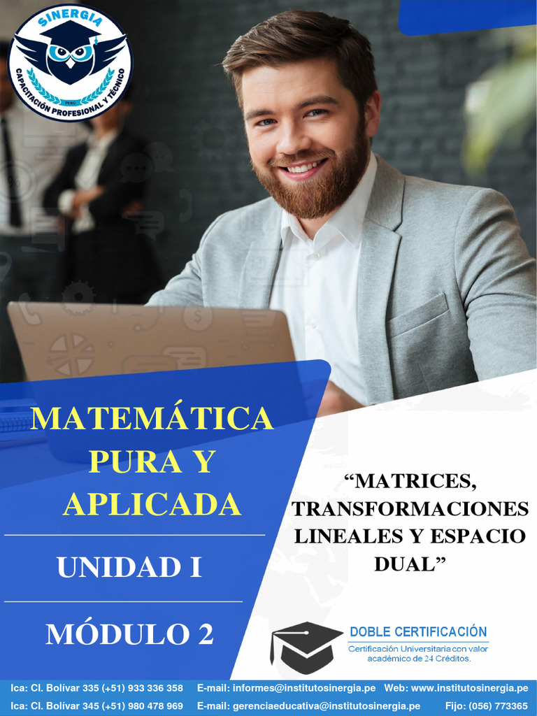 M dulo 2 matem tica pdf matriz matem ticas mapa lineal