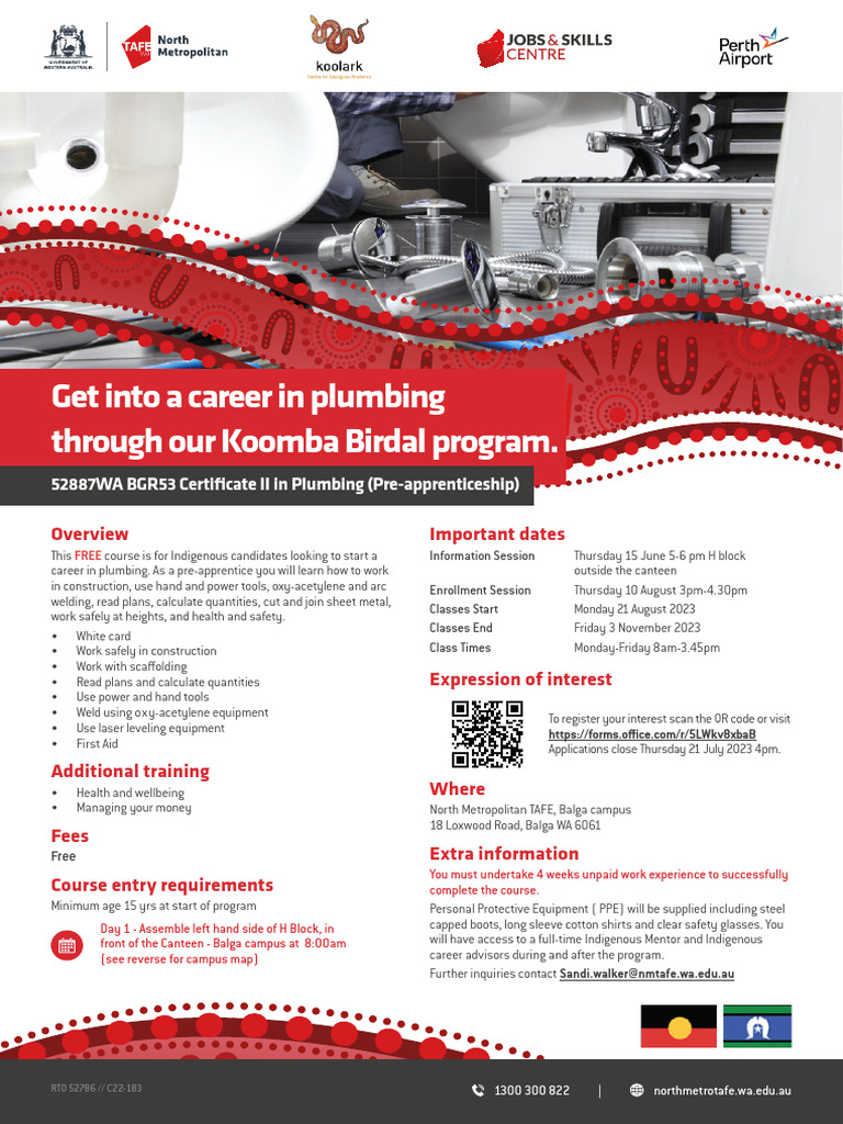 52887wa Certificate Ii In Plumbing Pre Apprenticeship Pdf