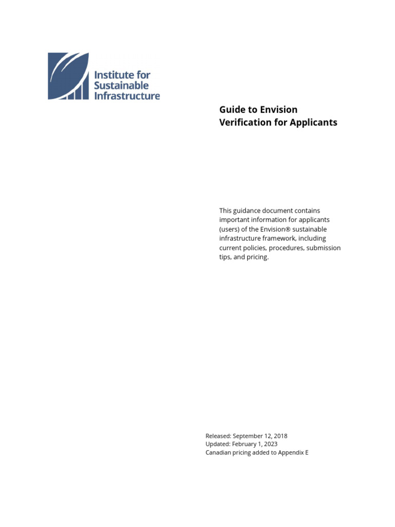 230201-Guide To Envision Verification Applicants | PDF | Verification ...