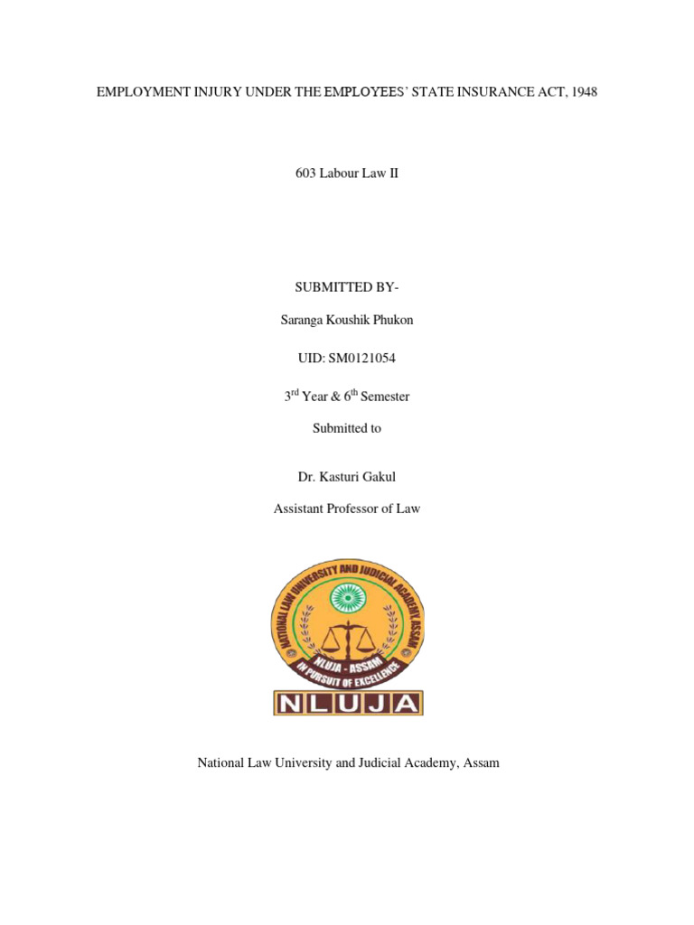 Labour law project pdf welfare employment